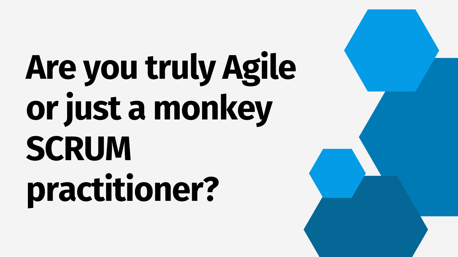 are you truly agile?